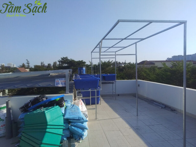 mô hình trồng rau hữu cơ