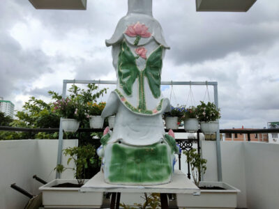 bộ kệ 3 khay trồng rau hoa kết hợp