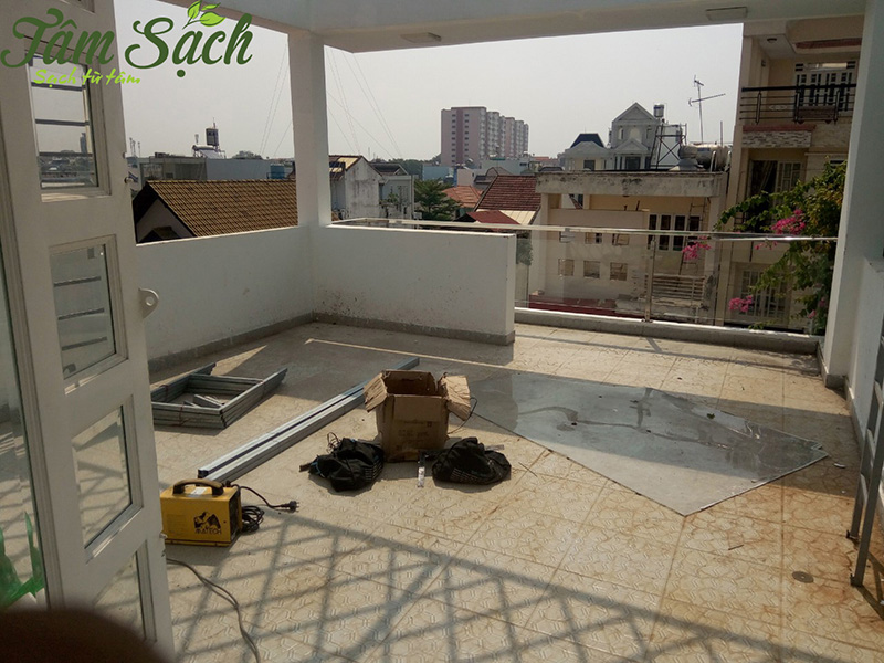 giàn trồng rau sạch tại nhà