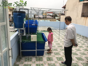 mô hình thuỷ canh mini