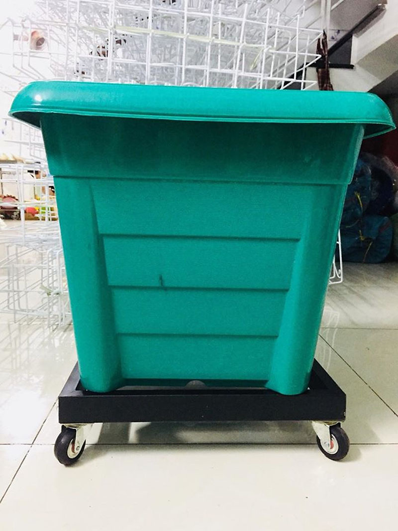 Chân đế chậu hoa gấn bánh xe