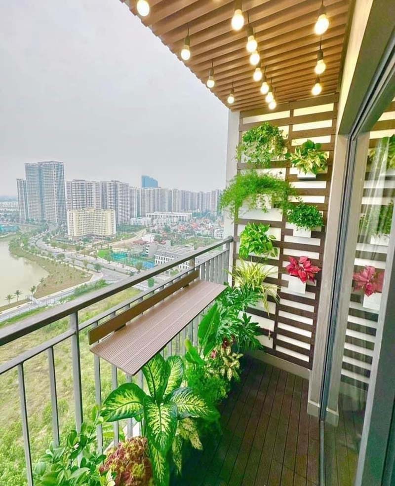 vườn treo ban công đẹp