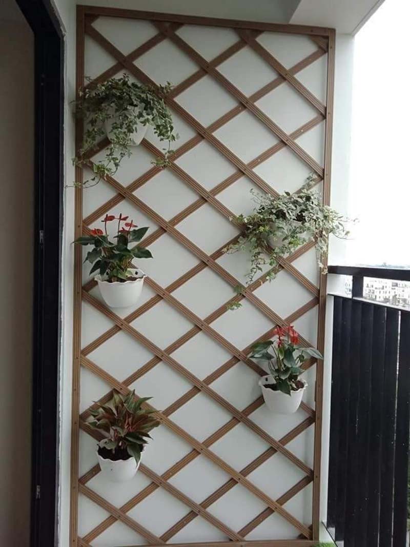 vườn treo ban công đẹp