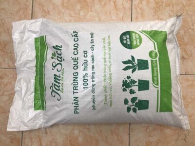 Phân bon hữu cơ trùn quế Tâm Sạch