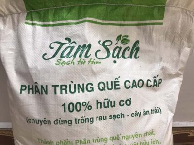 Phân bon hữu cơ trùn quế Tâm Sạch