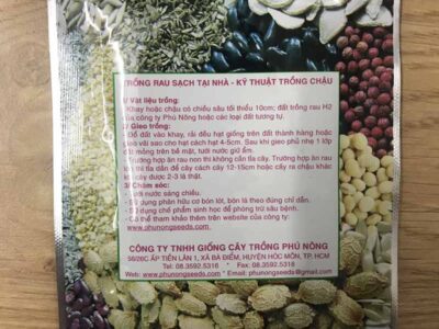 Hạt giống cải ngồng (cải ngọt ăn bông)