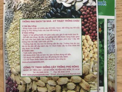 Hạt giống xà lách xoăn sư tử hạt đen