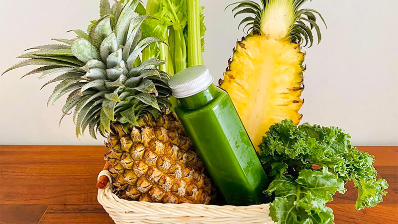Nước ép cải kale thơm