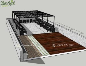 thi công vườn rau thổ canh