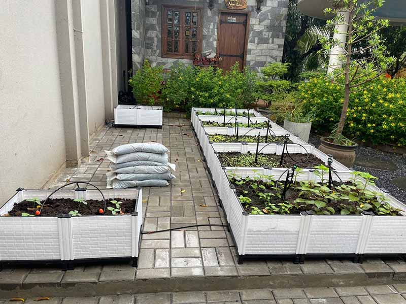 Chậu ghép thông minh