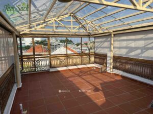 Hiện trạng sân thượng 30m2 nhà chị Nguyên tại Cộng Hòa
