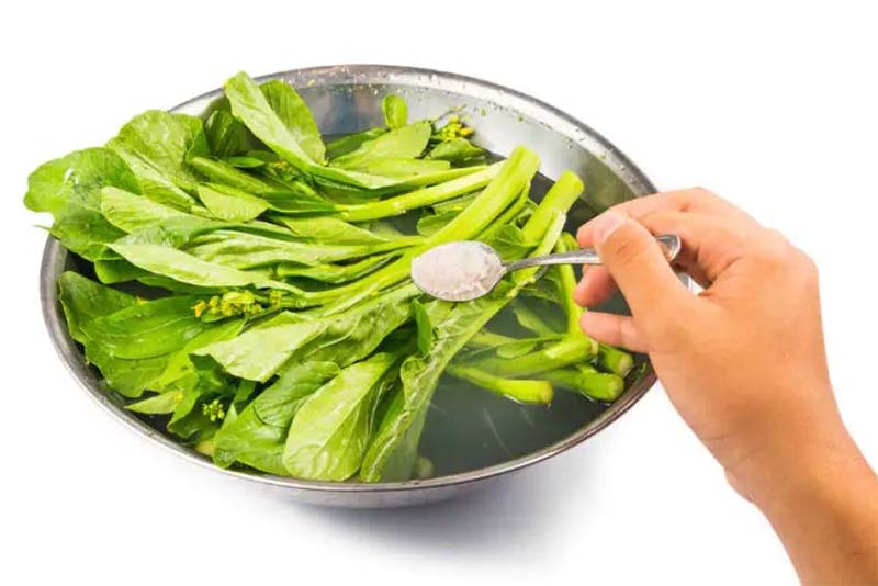Rửa rau sạch đúng cách