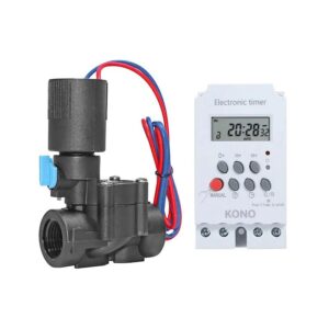 Timer và van điện từ tưới tự động