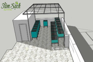 Mẫu thiết kế 3d vườn rau